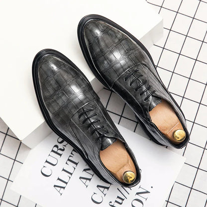 Zapatos Oxford de cuero elegantes