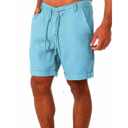 Pantalones cortos de lino