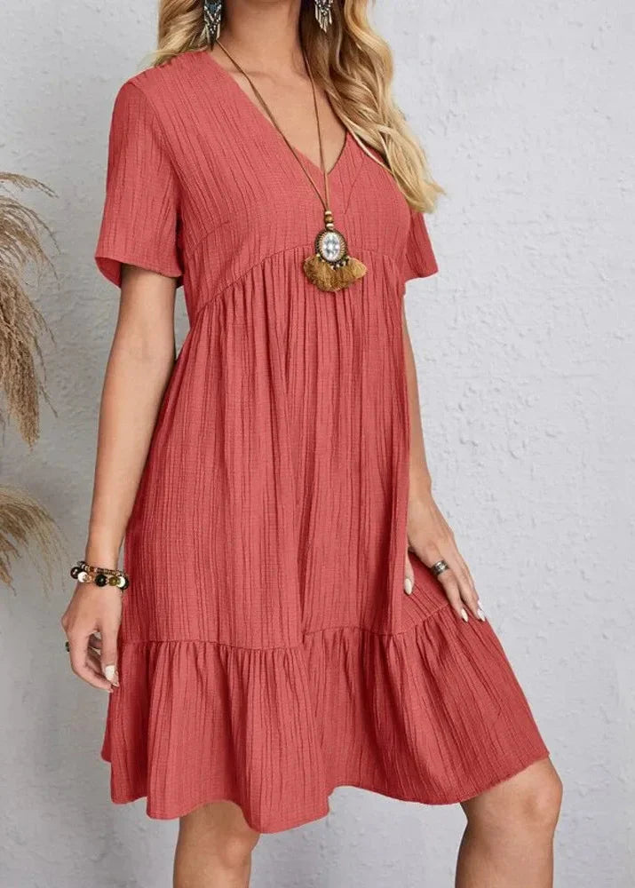 Elegante vestido que realza la cintura
