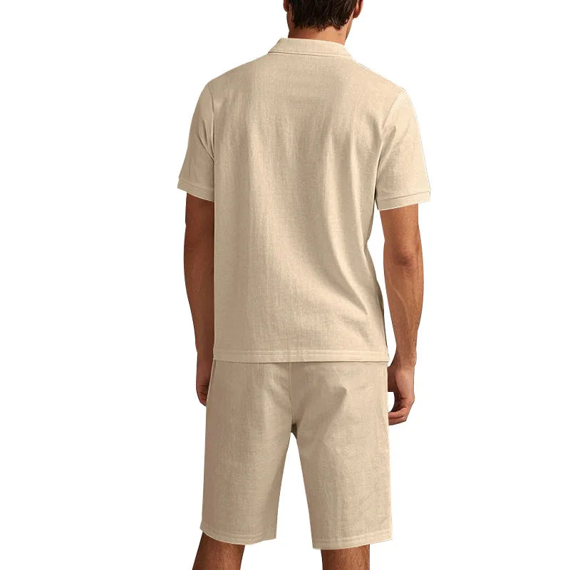 Elegante conjunto de algodón