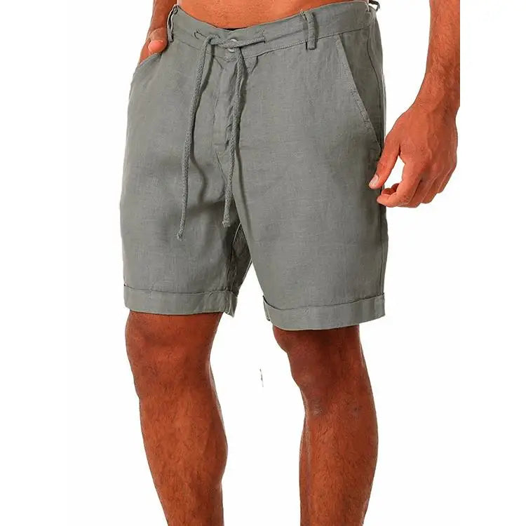 Pantalones cortos de lino