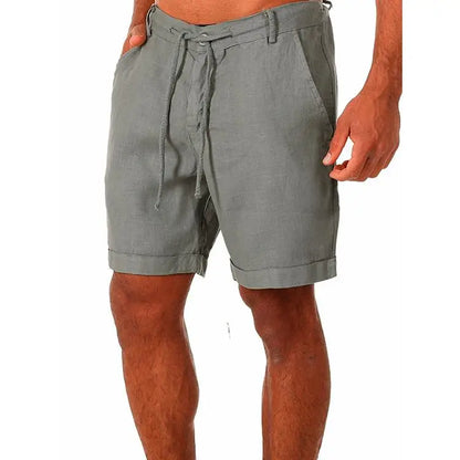 Pantalones cortos de lino