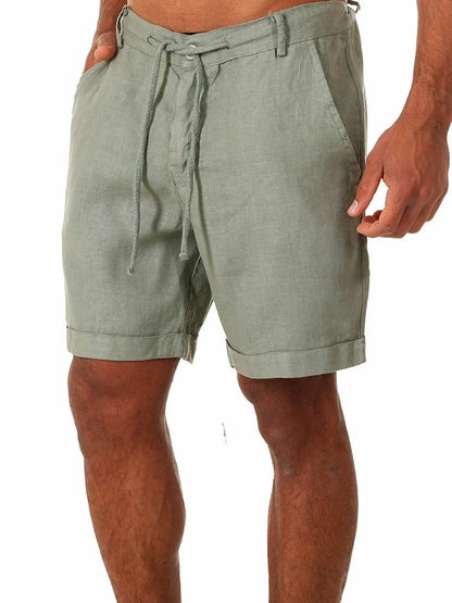 Pantalones cortos de lino