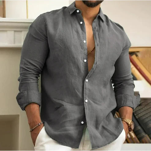 RONNIE™ |  Camisa de lino transpirable