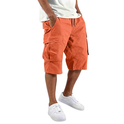 Pantalones cortos elegantes con múltiples bolsillos