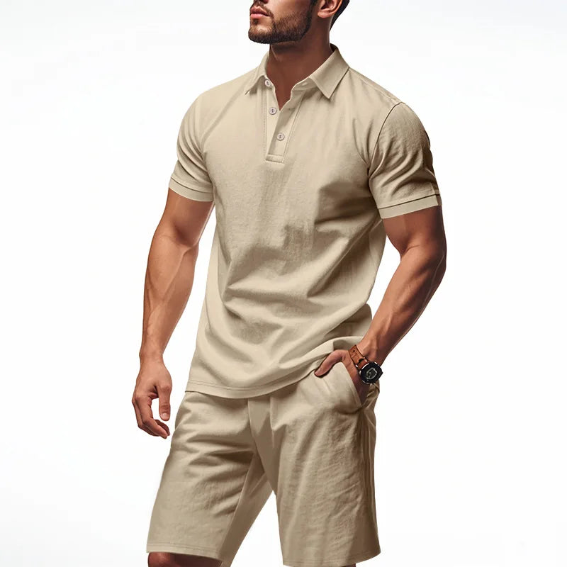 Elegante conjunto de algodón
