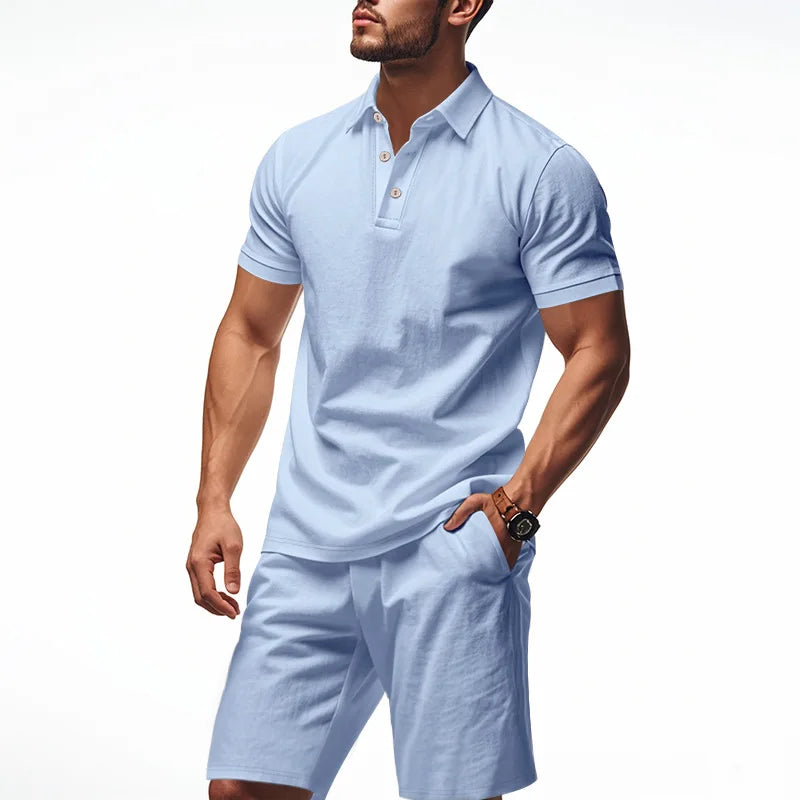 Elegante conjunto de algodón