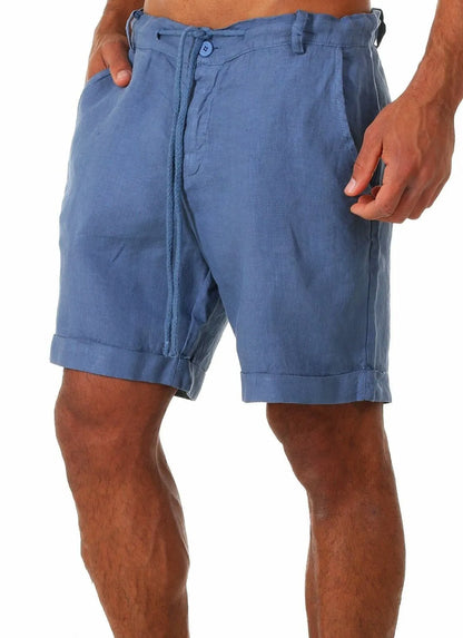 Pantalones cortos de lino