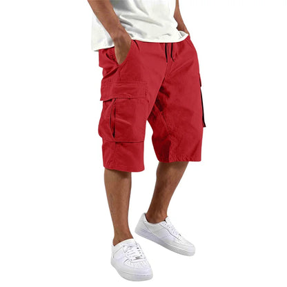 Pantalones cortos elegantes con múltiples bolsillos