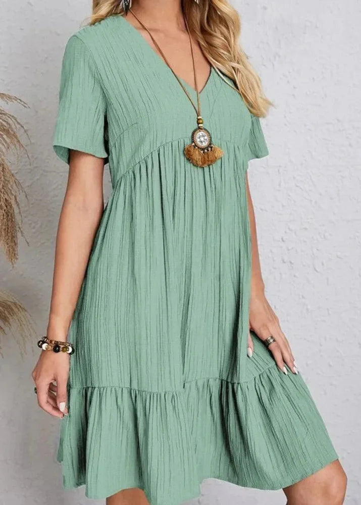Elegante vestido que realza la cintura