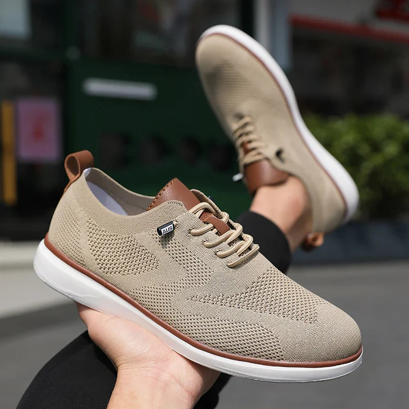 Zapatillas de hombre ligeras de malla