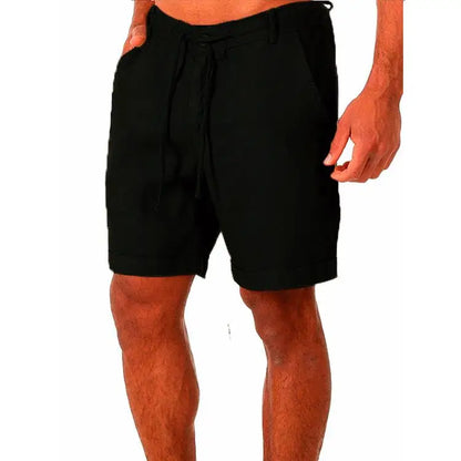 Pantalones cortos de lino