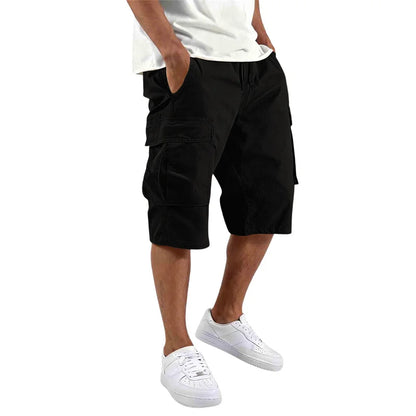 Pantalones cortos elegantes con múltiples bolsillos