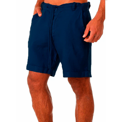 Pantalones cortos de lino
