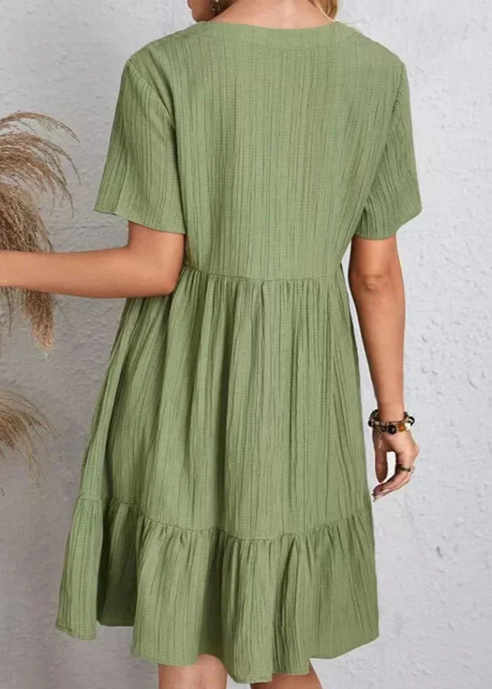 Elegante vestido que realza la cintura