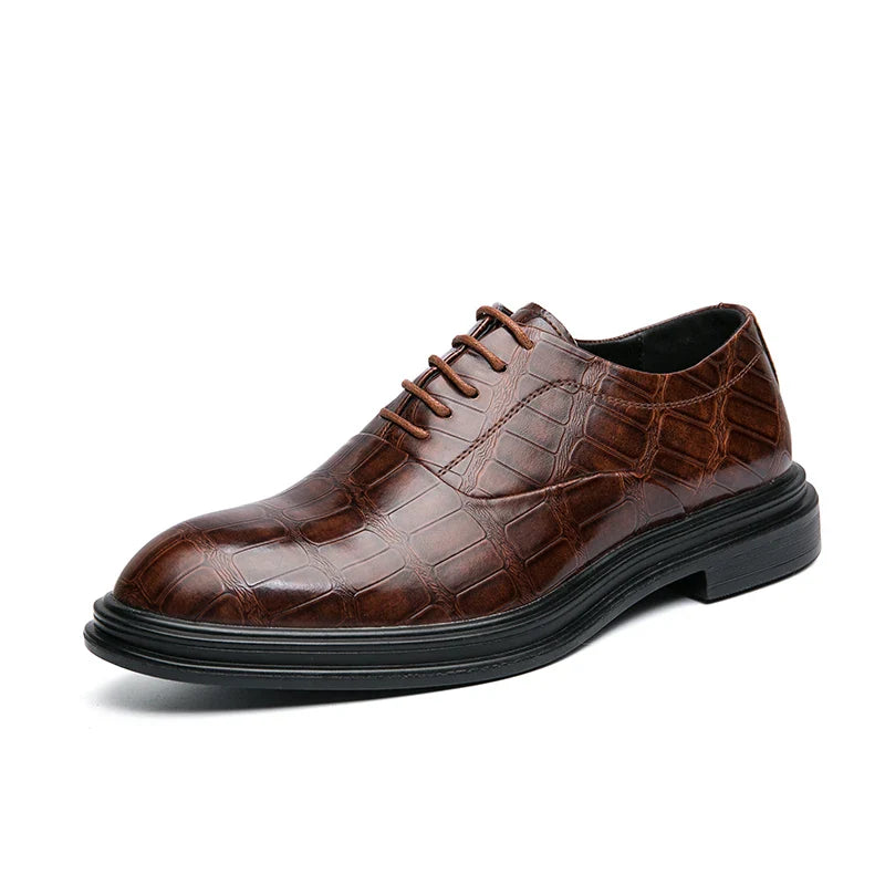 Zapatos Oxford de cuero elegantes