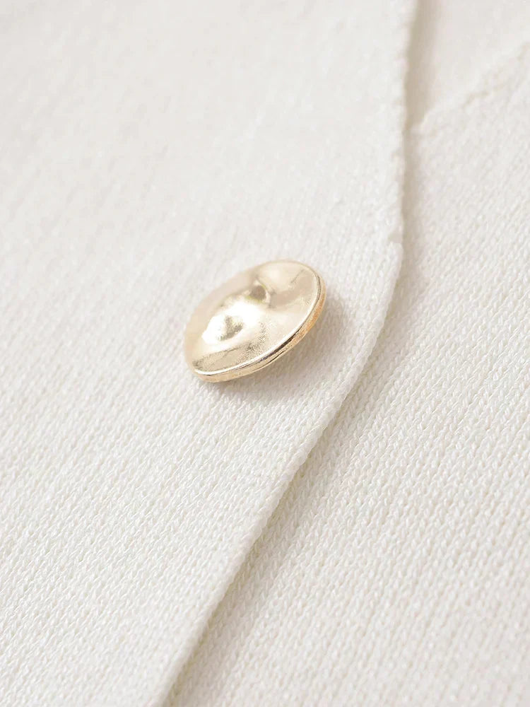 JADE | Minimalista, Elegante Blusa con botones