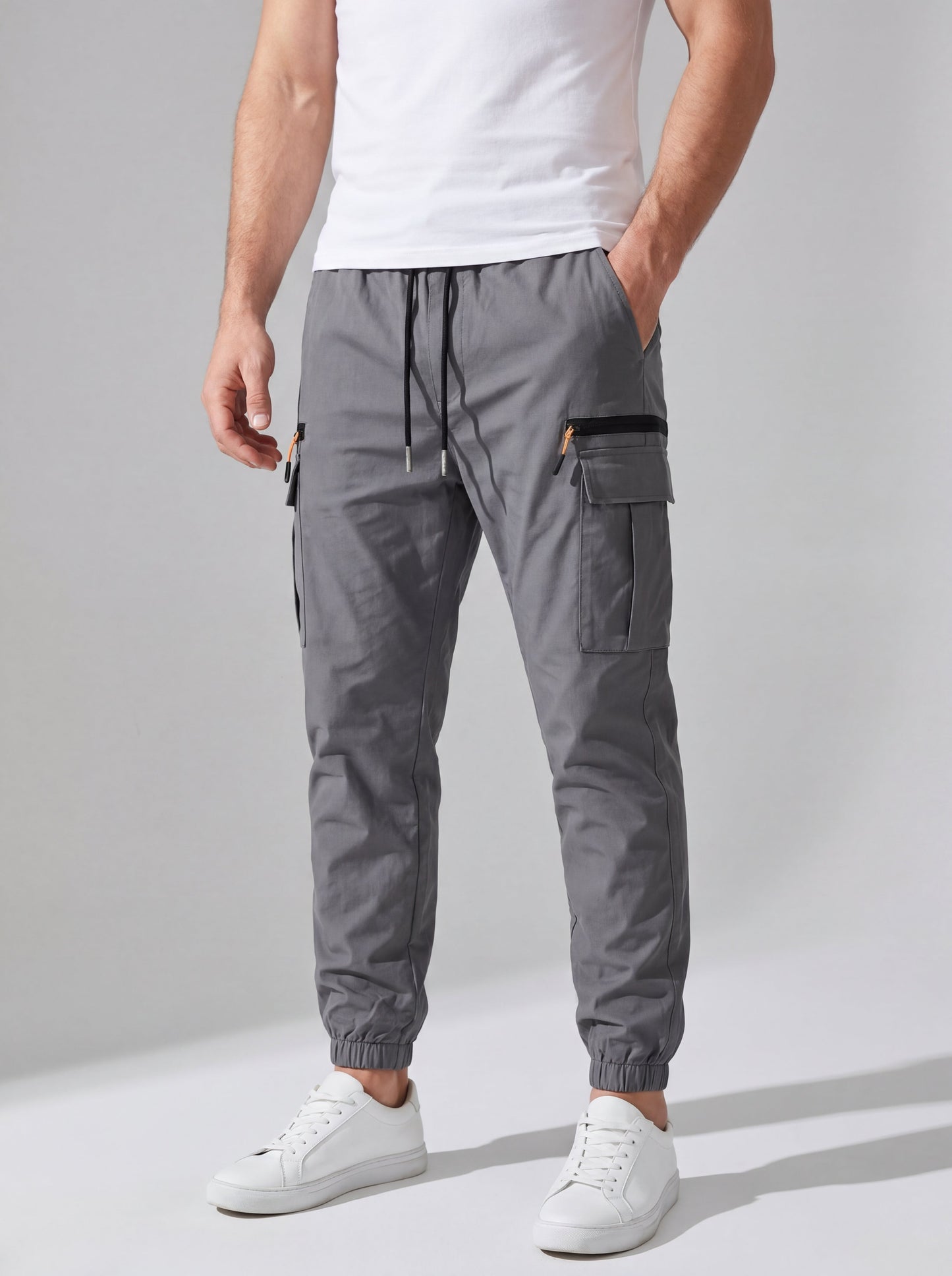 Paco | Pantalones jogger elásticos Cargo para hombre