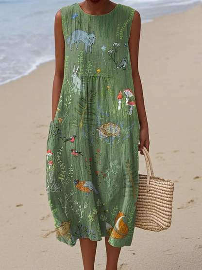 Liv | Artístico Vestido de playa
