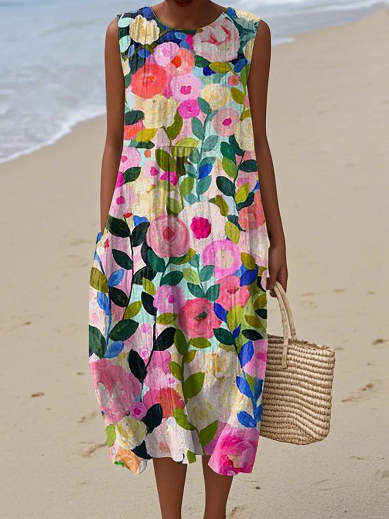 Liv | Artístico Vestido de playa