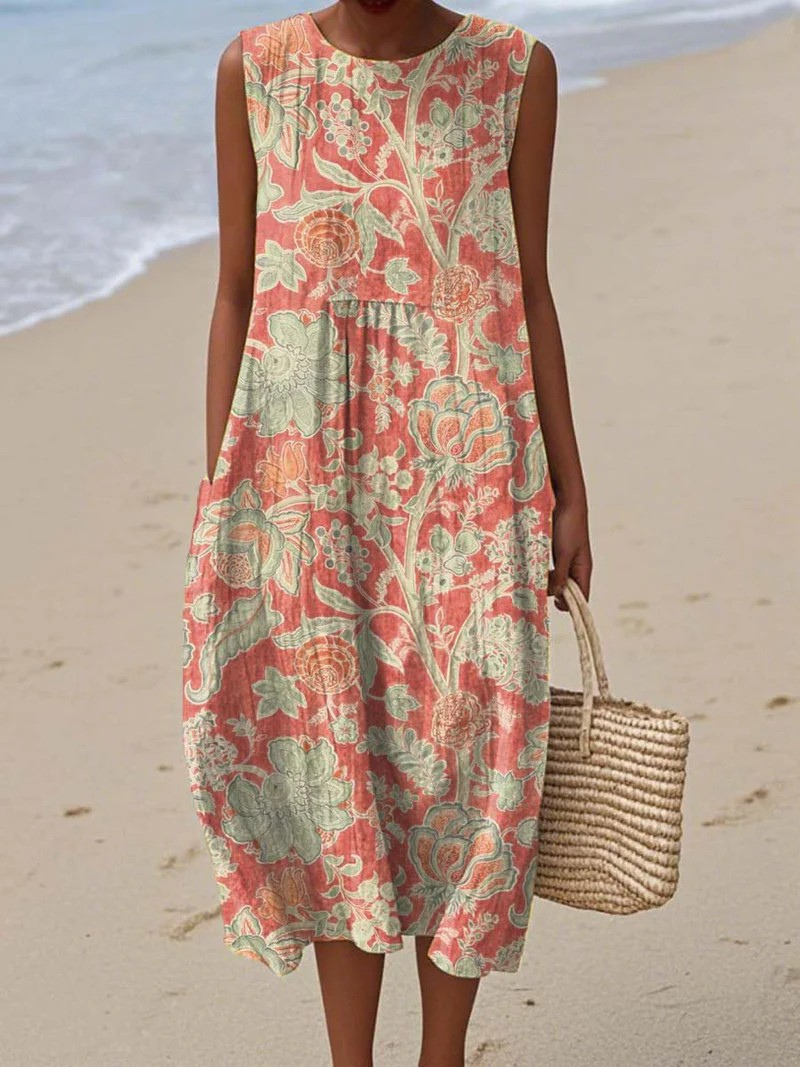 Liv | Artístico Vestido de playa