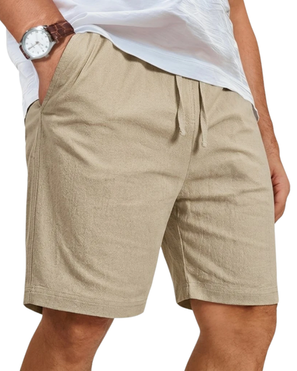 Pantalones cortos de verano de lino