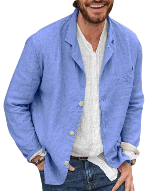 Blazer informal de algodón
