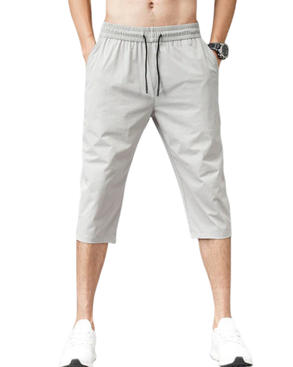Pantalones cortos largos elegantes