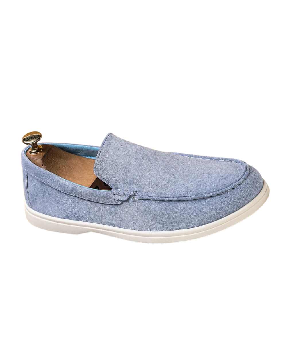 Mocasines elegantes de ante para hombre