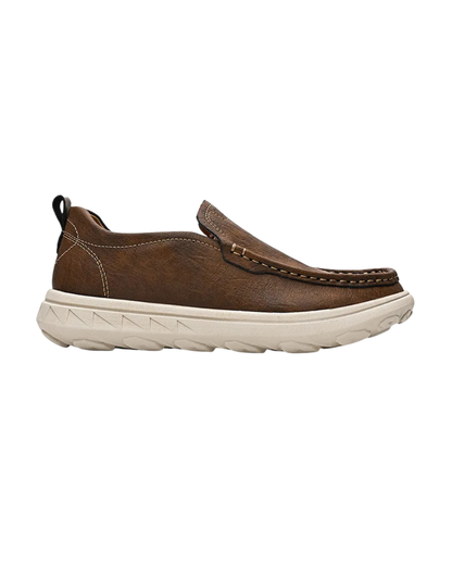 Zapatos cómodos de cuero sin cordones