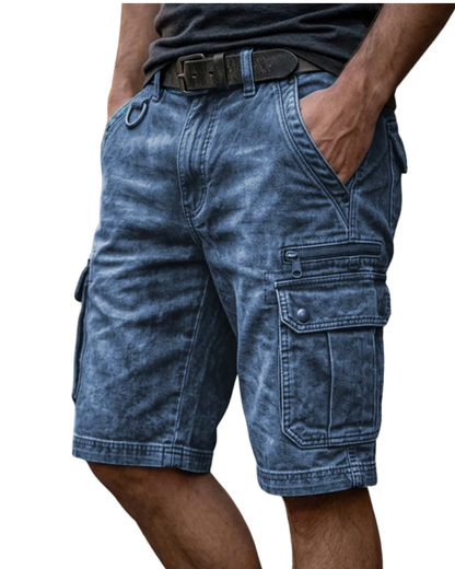 Pantalones cortos cargo elegantes para hombre