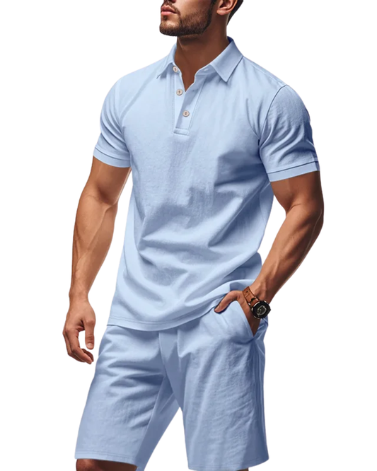 Elegante conjunto de algodón