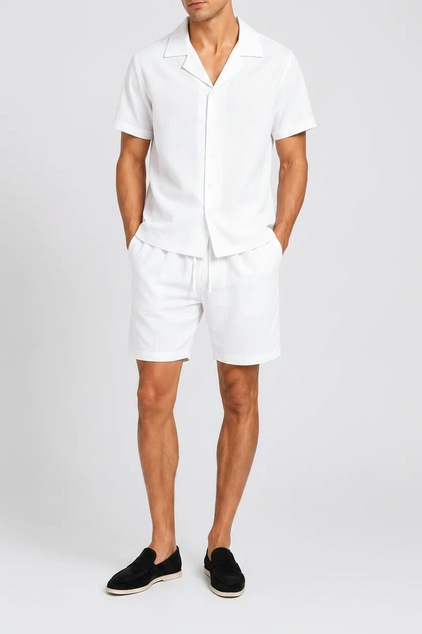 Elegante conjunto de lino