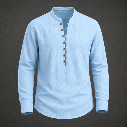Hombre Camisa de lino de verano