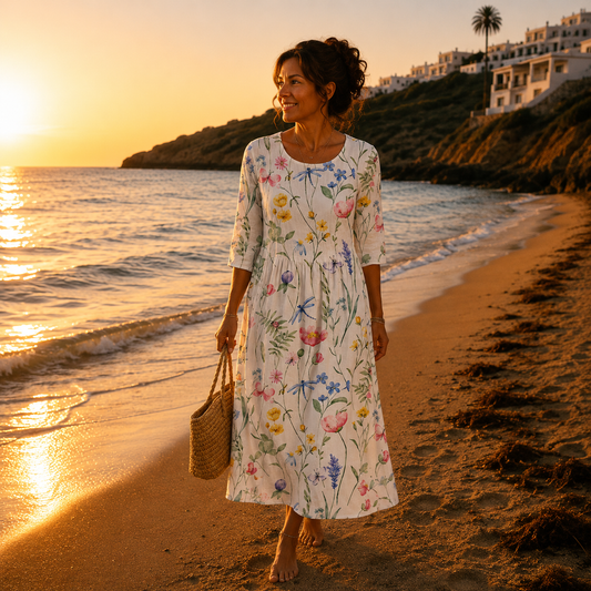VICTORIA™ | Vestido casual con estampado floral