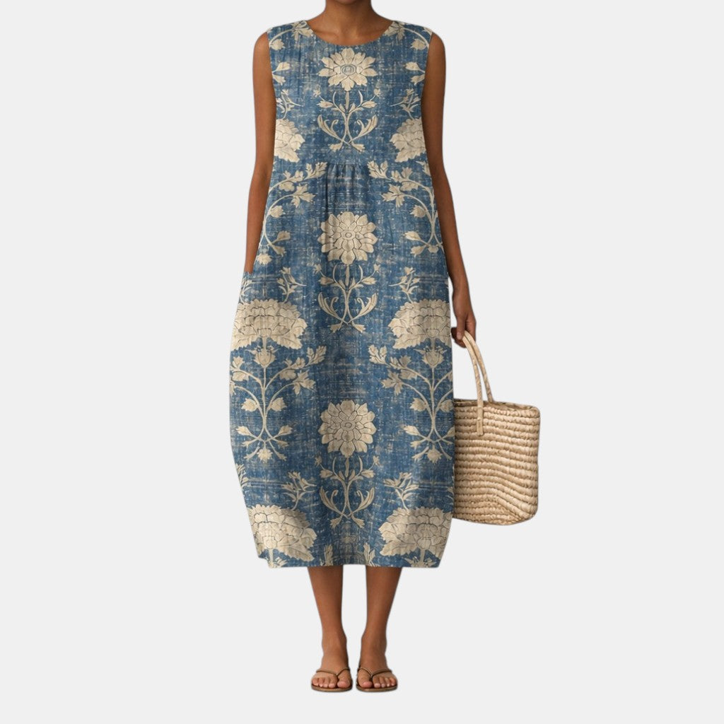 Berta™ | Vestido midi floral clásico