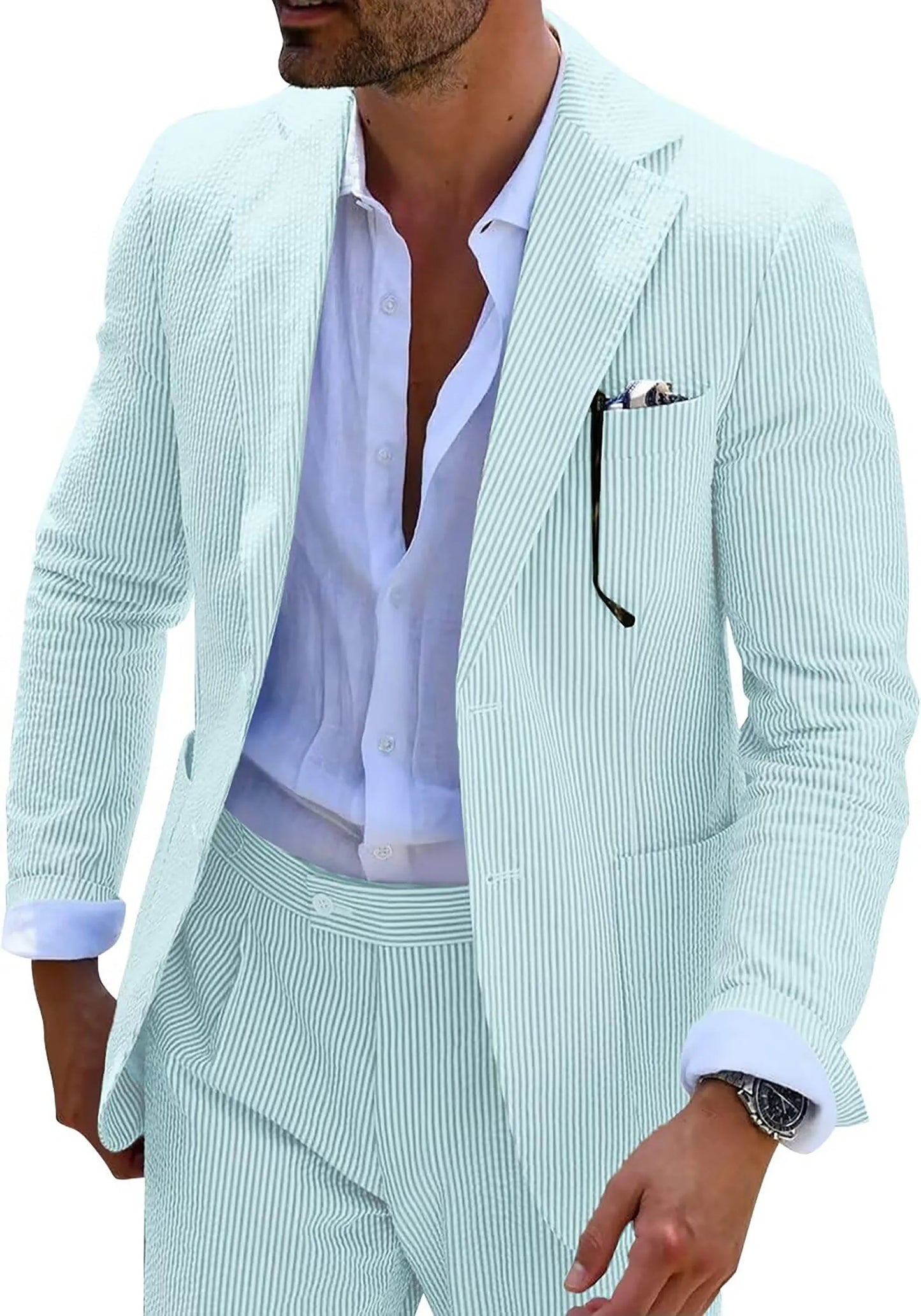 Trajes de dos piezas de verano para hombre