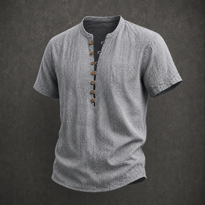 Hombre Camisa de lino de verano