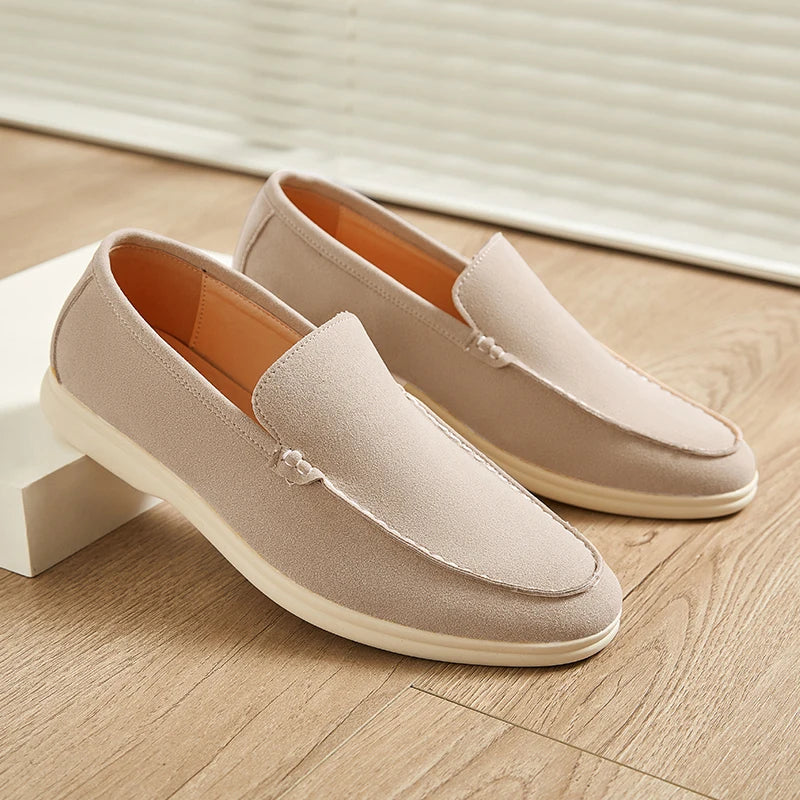 Mocasines casuales de ante