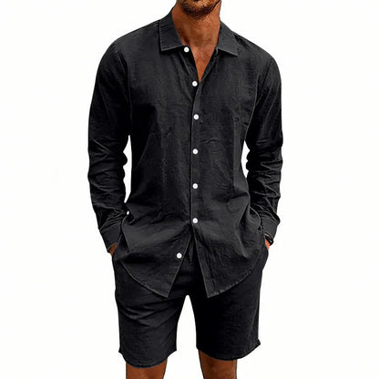 Elegante conjunto de verano de lino