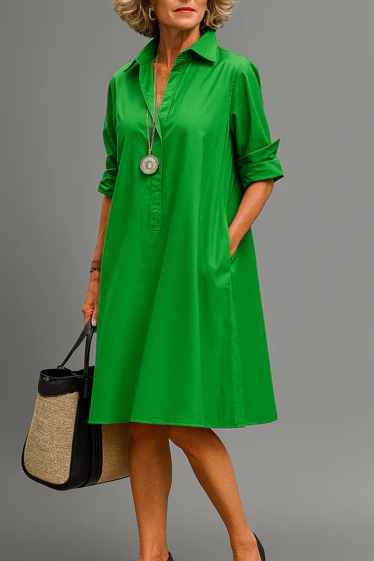 Nuria | Vestido midi elegante y refinado