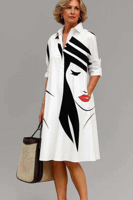 Marta | Vestido midi elegante y refinado