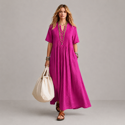 BLANCA™ | Vestido Plisado