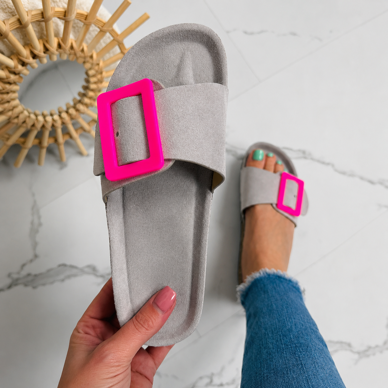Sandalias con cierre