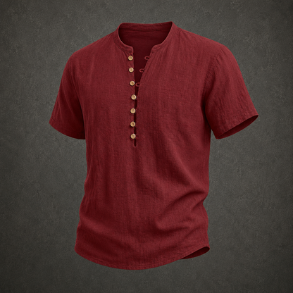 Hombre Camisa de lino de verano