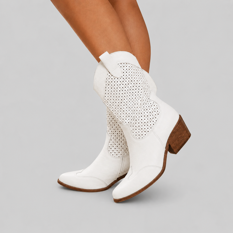 CARLA – Botas cowboy de mujer con cremallera lateral