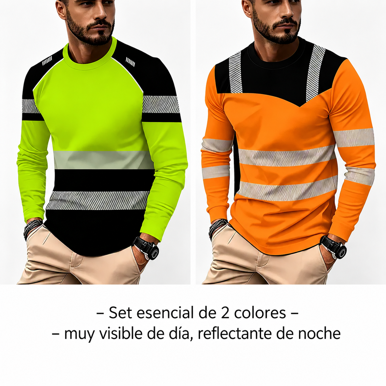 Camiseta deportiva de manga larga para hombre