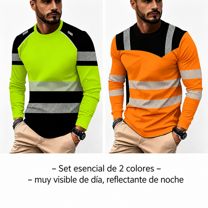 Camiseta deportiva de manga larga para hombre