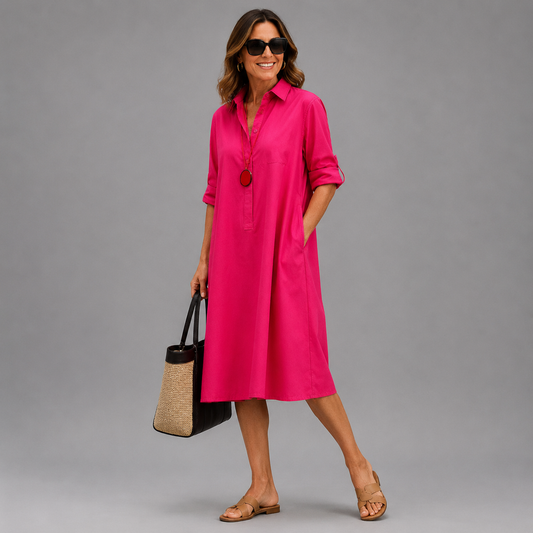 Clara | Vestido midi elegante y refinado