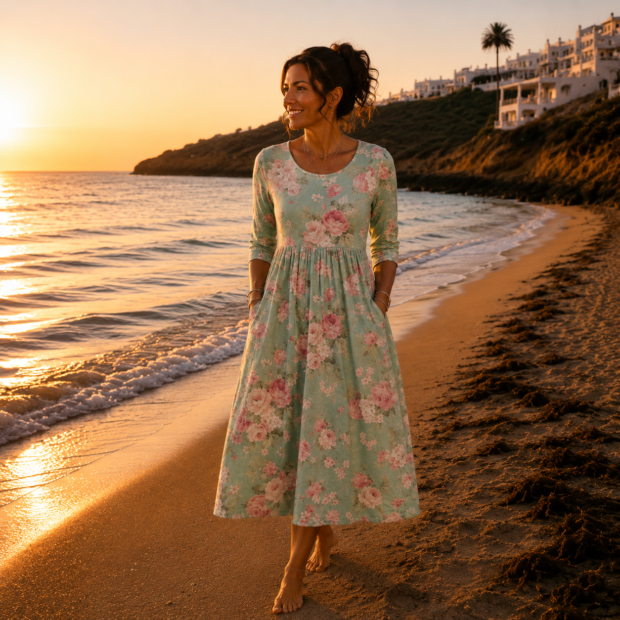 LUCÍA™ |Vestido con estampado floral vintage